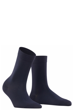 Falke 47105 6370 Cotton Touch blauw Dark Blue Falke 47105 6370 Cotton Touch blauw Dark Blue