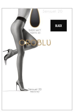Oroblu Sensuel 20 Black zwart 9999 Black