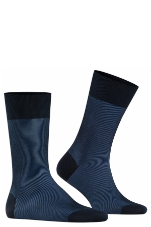Falke 13141 6370 Fine Shadow blauw Dark Navy