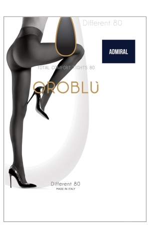 Oroblu Different 80 Admiral blauw 5900 Admiral