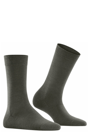 Falke 47488 7826 Softmerino groen military Falke 47488 7826 Softmerino groen military