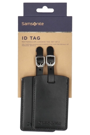 Samsonite 121307 1041 Global TA Rectangle Luggage Tag zwart Black