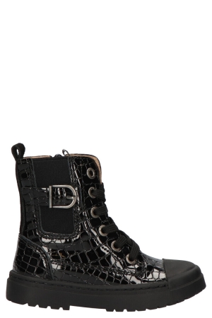 Shoesme SW22W030-C zwart C black croco Shoesme SW22W030-C zwart C black croco