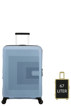 American Tourister 146820 A068 Aerostep Spinner 67 blauw SOHO GREY