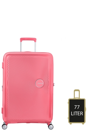 American Tourister 88474 A039 Soundbox Spinner 77 rose Kissed Coral American Tourister 88474 A039 Soundbox Spinner 77 rose Kissed Coral
