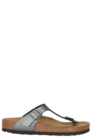 Birkenstock 1021428 Gizeh grijs metallic Black Birkenstock 1021428 Gizeh grijs metallic Black