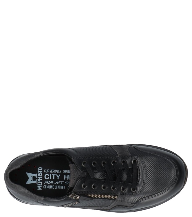 Mephisto sneaker <span>bradley 6100/11752</span> bradley 6100/11752 zwart - www.bremmerschoenen.nl - Bremmer Schoenen