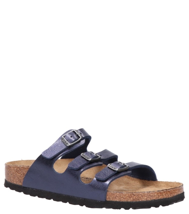 Birkenstock Birkenstock <span>1030316 Florida</span> midnight blue Birkenstock <span>1030316 Florida</span> 1030316 Florida blauw - www.bremmerschoenen.nl - Bremmer Schoenen