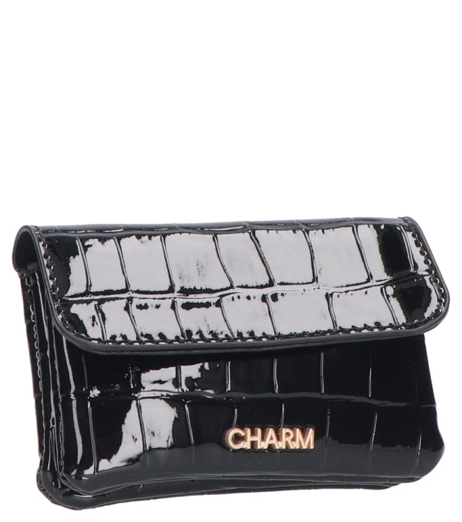 Charm portemonnee <span> W01386 001 Zwart</span>  W01386 001 Zwart zwart - www.bremmerschoenen.nl - Bremmer Schoenen