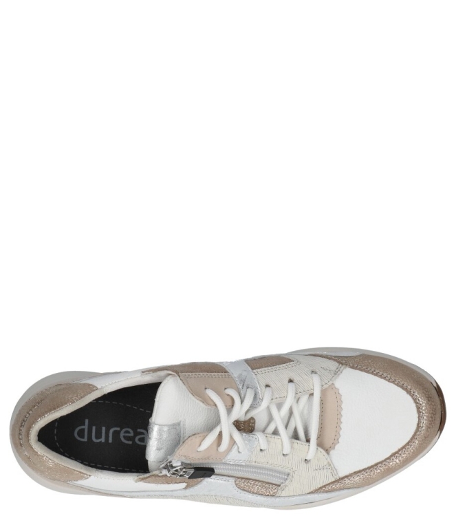 Durea Durea sneaker <span>6318 608 2077</span> 2077 TAUPE/WIT/ZILVER/IVOOR Durea sneaker <span>6318 608 2077</span> 6318 608 2077 beige - www.bremmerschoenen.nl - Bremmer Schoenen