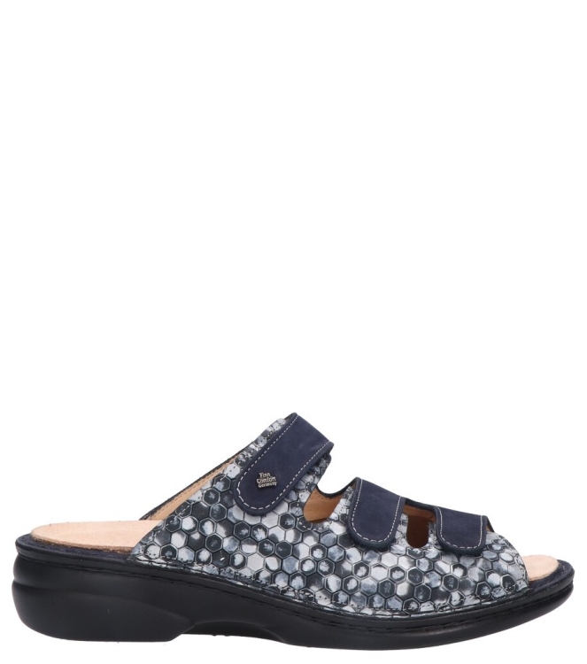 Finn Comfort slipper <span>5005 903079 Cisano</span> 5005 903079 Cisano blauw - www.bremmerschoenen.nl - Bremmer Schoenen