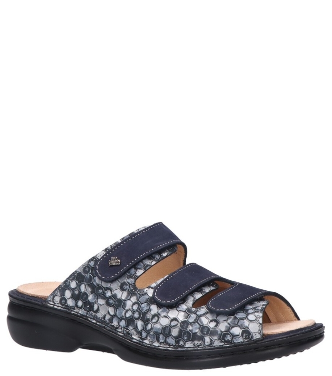 Finn Comfort slipper <span>5005 903079 Cisano</span> 5005 903079 Cisano blauw - www.bremmerschoenen.nl - Bremmer Schoenen