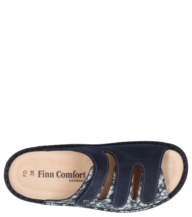 Finn Comfort slipper <span>5005 903079 Cisano</span> 5005 903079 Cisano blauw - www.bremmerschoenen.nl - Bremmer Schoenen