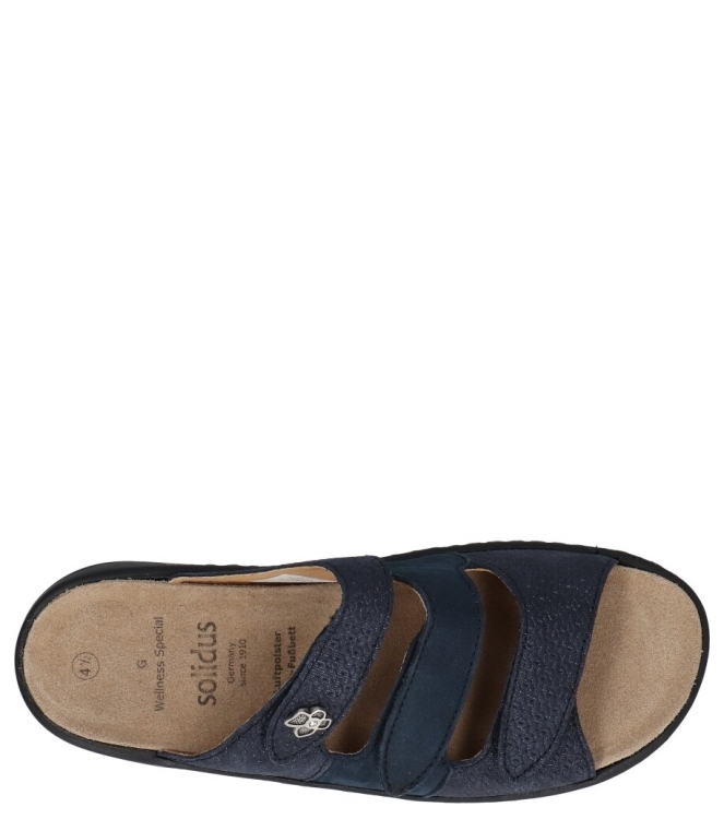 Solidus slipper <span>20141 80805 Wellness Spezial</span> 20141 80805 Wellness Spezial blauw - www.bremmerschoenen.nl - Bremmer Schoenen