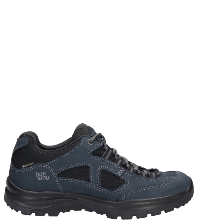 Hanwag wandelschoen <span>204601-007064 Gritstone II Narrow Lady GTX</span> 204601-007064 Gritstone II Narrow Lady GTX blauw - www.bremmerschoenen.nl - Bremmer Schoenen