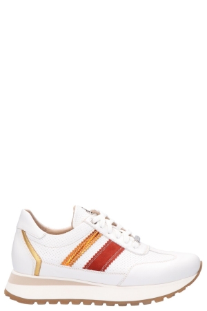 Footnotes 30.012 1060 Erika Elsa E wit 1060 nappa perro white orange Footnotes 30.012 1060 Erika Elsa E wit 1060 nappa perro white orange