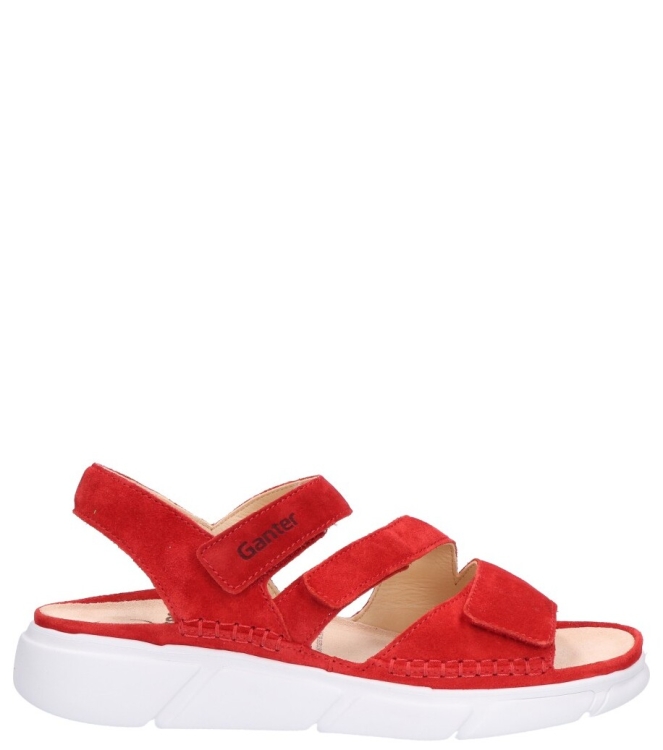 Ganter sandaal <span>200472 4100 Halina</span> 200472 4100 Halina rood - www.bremmerschoenen.nl - Bremmer Schoenen
