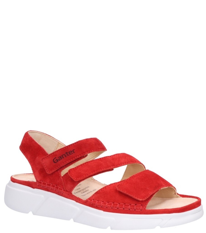 Ganter sandaal <span>200472 4100 Halina</span> 200472 4100 Halina rood - www.bremmerschoenen.nl - Bremmer Schoenen