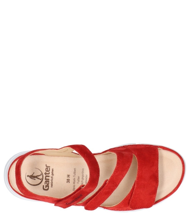 Ganter sandaal <span>200472 4100 Halina</span> 200472 4100 Halina rood - www.bremmerschoenen.nl - Bremmer Schoenen