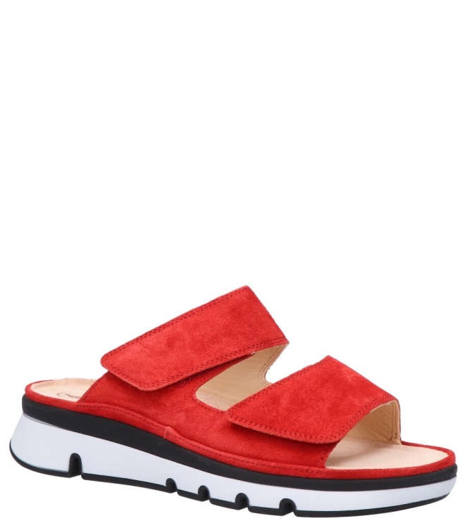 Ganter slipper <span>200652 4100 Gianna</span> 200652 4100 Gianna rood - www.bremmerschoenen.nl - Bremmer Schoenen