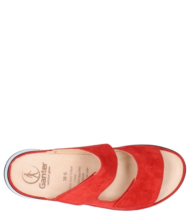 Ganter slipper <span>200652 4100 Gianna</span> 200652 4100 Gianna rood - www.bremmerschoenen.nl - Bremmer Schoenen