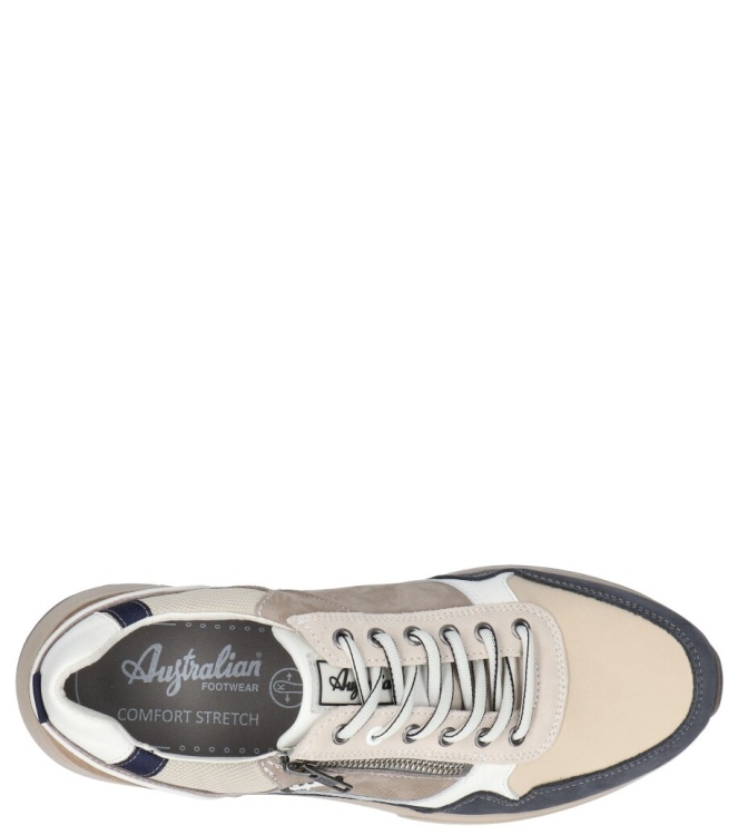 Australian sneaker <span>15.1682.03 L68 Connery K taupe</span> 15.1682.03 L68 Connery K taupe beige - www.bremmerschoenen.nl - Bremmer Schoenen