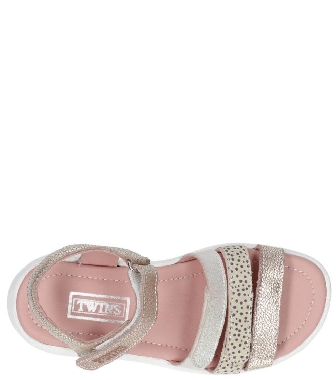 Twins sandaal <span>326137-995 Saar Surf</span> 326137-995 Saar Surf goud - www.bremmerschoenen.nl - Bremmer Schoenen