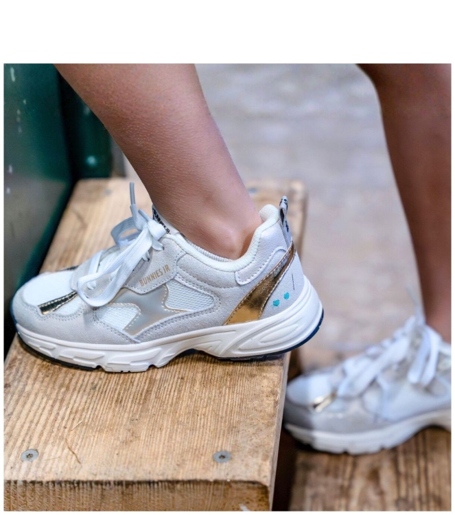 Bunnies JR sneaker <span>226060 994 Daan Dash</span> 226060 994 Daan Dash beige - www.bremmerschoenen.nl - Bremmer Schoenen