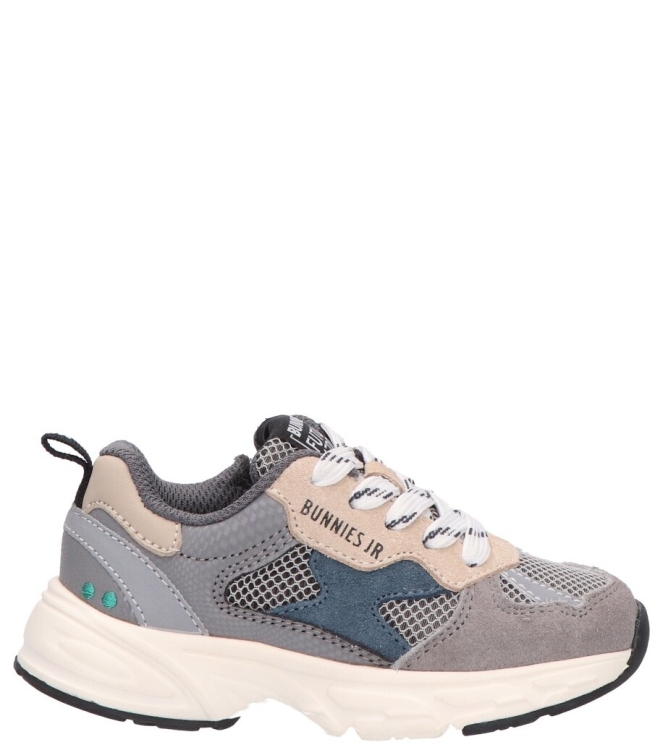 Bunnies JR sneaker <span>226060 484 Daan Dash</span> 226060 484 Daan Dash grijs - www.bremmerschoenen.nl - Bremmer Schoenen