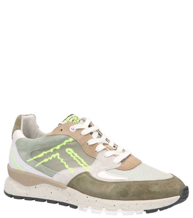 Floris van Bommel sneaker <span>SFM-10243 52-01 De Treener 06.06</span> SFM-10243 52-01 De Treener 06.06 groen - www.bremmerschoenen.nl - Bremmer Schoenen