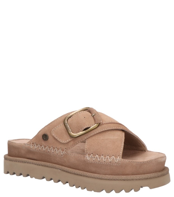 Warmbat slipper <span>34WND311051-61 Wondal</span> 34WND311051-61 Wondal beige - www.bremmerschoenen.nl - Bremmer Schoenen