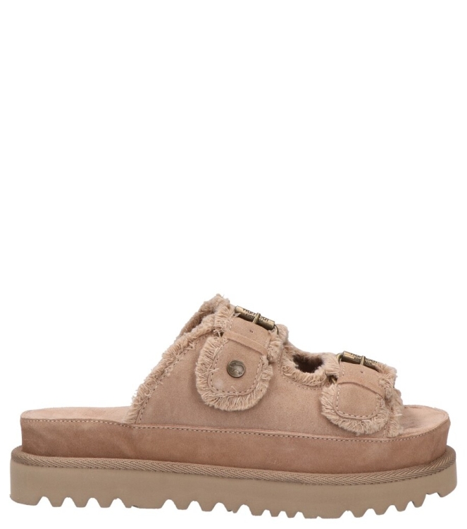 Warmbat slipper <span>33DST311051-61 Dysart</span> 33DST311051-61 Dysart beige - www.bremmerschoenen.nl - Bremmer Schoenen