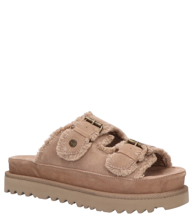Warmbat slipper <span>33DST311051-61 Dysart</span> 33DST311051-61 Dysart beige - www.bremmerschoenen.nl - Bremmer Schoenen