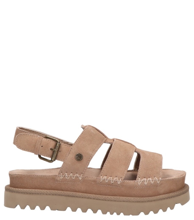 Warmbat sandaal <span>36WNL311051-61 Wenlock</span> 36WNL311051-61 Wenlock beige - www.bremmerschoenen.nl - Bremmer Schoenen