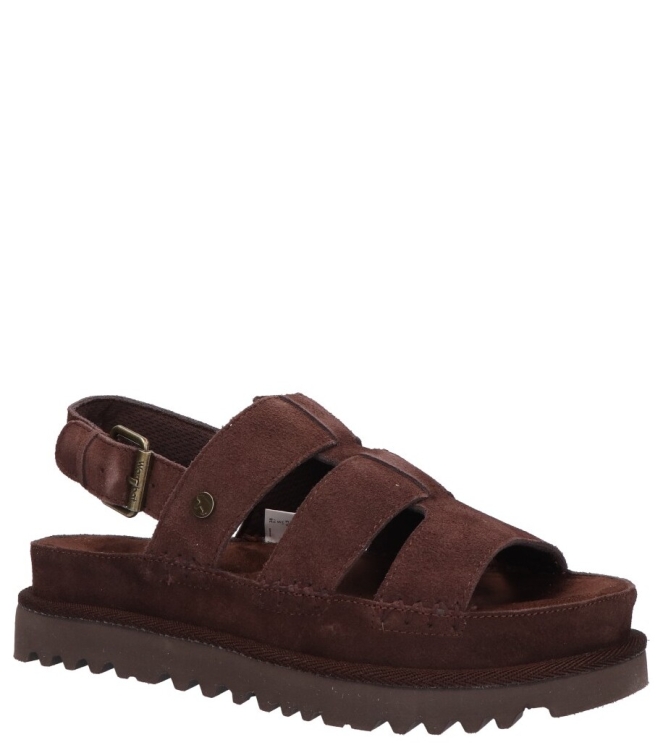 Warmbat sandaal <span>36WNL311065-61 Wenlock</span> 36WNL311065-61 Wenlock bruin - www.bremmerschoenen.nl - Bremmer Schoenen