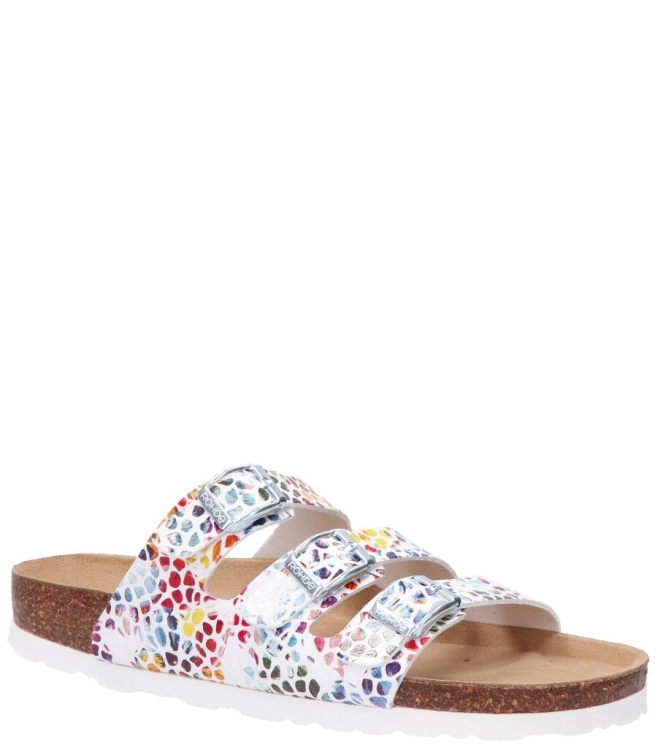 Rohde Rohde slipper <span>5620 08</span> 08 weiss bunt Rohde slipper <span>5620 08</span> 5620 08 meerkleurig - www.bremmerschoenen.nl - Bremmer Schoenen