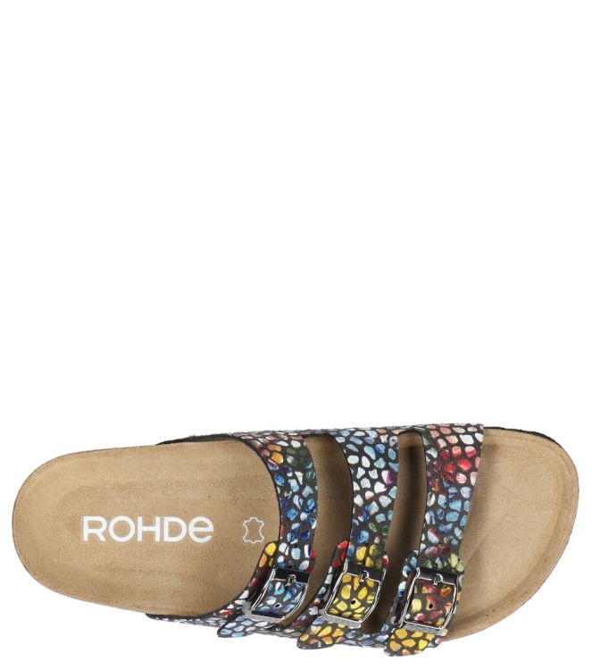 Rohde slipper <span>5620 98</span> 5620 98 meerkleurig - www.bremmerschoenen.nl - Bremmer Schoenen