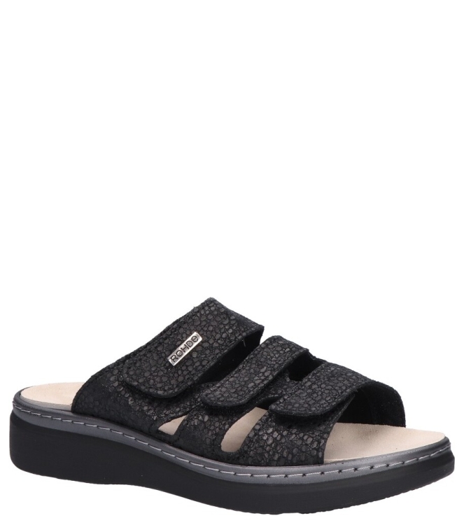Rohde slipper <span>5221 90</span> 5221 90 zwart - www.bremmerschoenen.nl - Bremmer Schoenen
