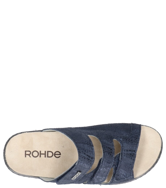 Rohde slipper <span>5221 56</span> 5221 56 blauw - www.bremmerschoenen.nl - Bremmer Schoenen