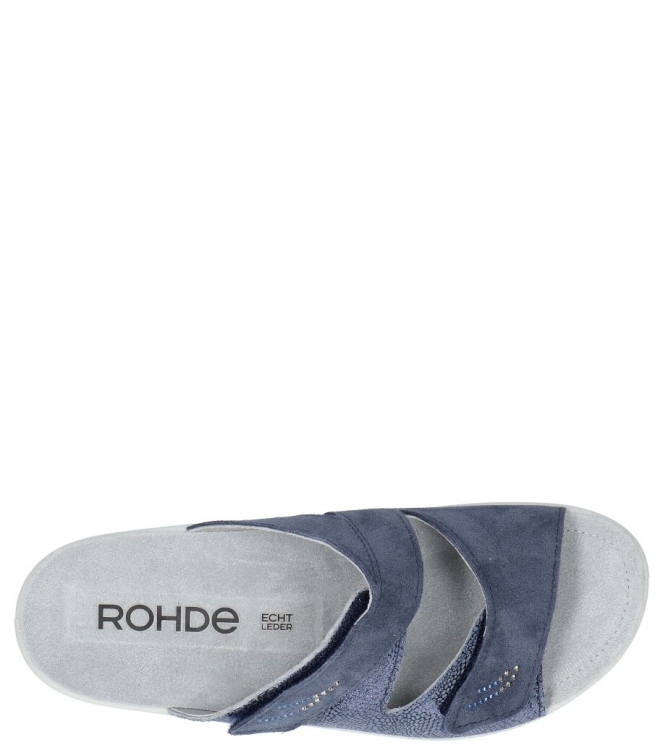 Rohde slipper <span>5729 56</span> 5729 56 blauw - www.bremmerschoenen.nl - Bremmer Schoenen