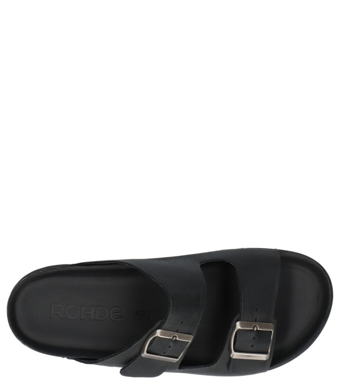 Rohde slipper <span>6703 90</span> 6703 90 zwart - www.bremmerschoenen.nl - Bremmer Schoenen