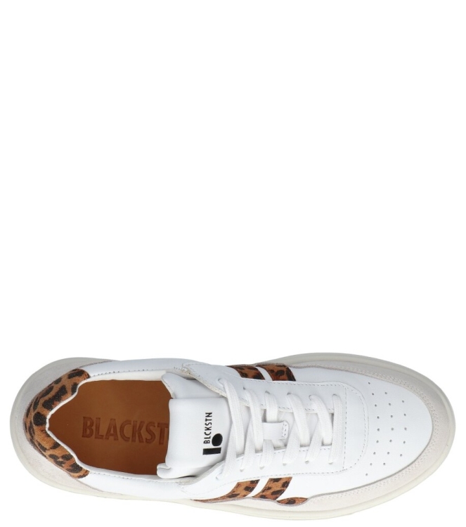 Blackstone sneaker <span>FL-720 White Leopard</span> FL-720 White Leopard wit - www.bremmerschoenen.nl - Bremmer Schoenen