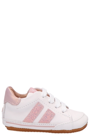Shoesme BP26S021-G wit white pink glitterw