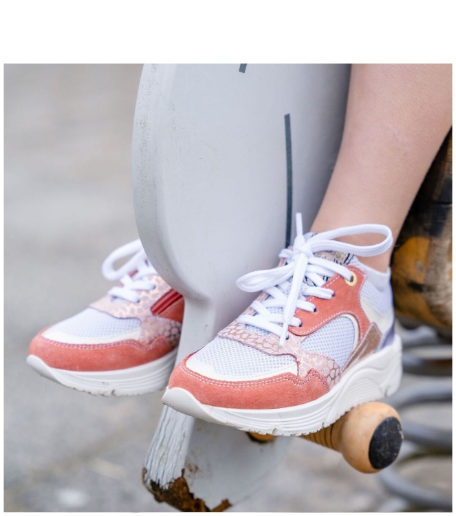 Develab sneaker <span>47136 369</span> 47136 369 oranje - www.bremmerschoenen.nl - Bremmer Schoenen