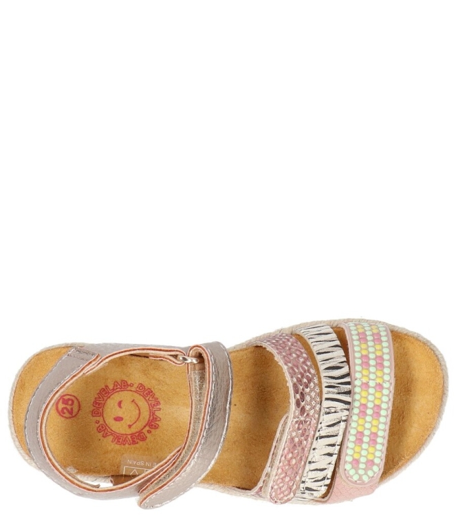 Develab sandaal <span>48526 351</span> 48526 351 goud - www.bremmerschoenen.nl - Bremmer Schoenen