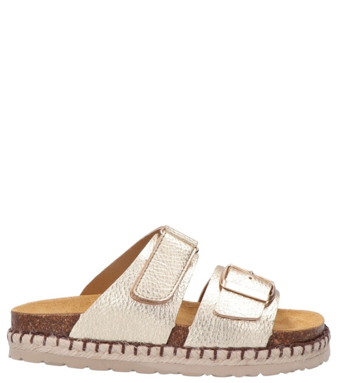 Red-Rag Red Rag slipper <span>18050 351</span> 351 Gold Metallic Red Rag slipper <span>18050 351</span> 18050 351 goud - www.bremmerschoenen.nl - Bremmer Schoenen