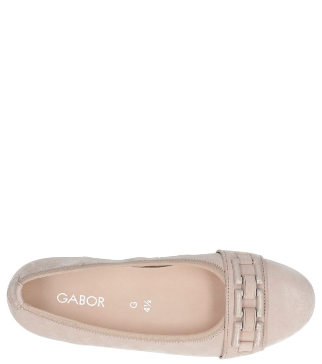 Gabor ballerina <span>82.465.32</span> 82.465.32 beige - www.bremmerschoenen.nl - Bremmer Schoenen