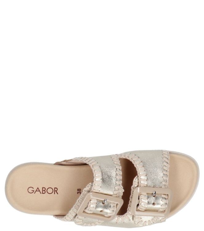 Gabor slipper <span>83.741.62</span> 83.741.62 goud - www.bremmerschoenen.nl - Bremmer Schoenen