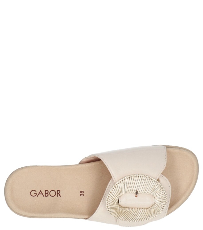 Gabor slipper <span>83.742.22</span> 83.742.22 beige - www.bremmerschoenen.nl - Bremmer Schoenen