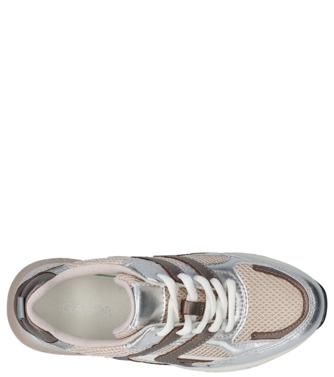 Gabor sneaker <span>86.586.61</span> 86.586.61 beige - www.bremmerschoenen.nl - Bremmer Schoenen